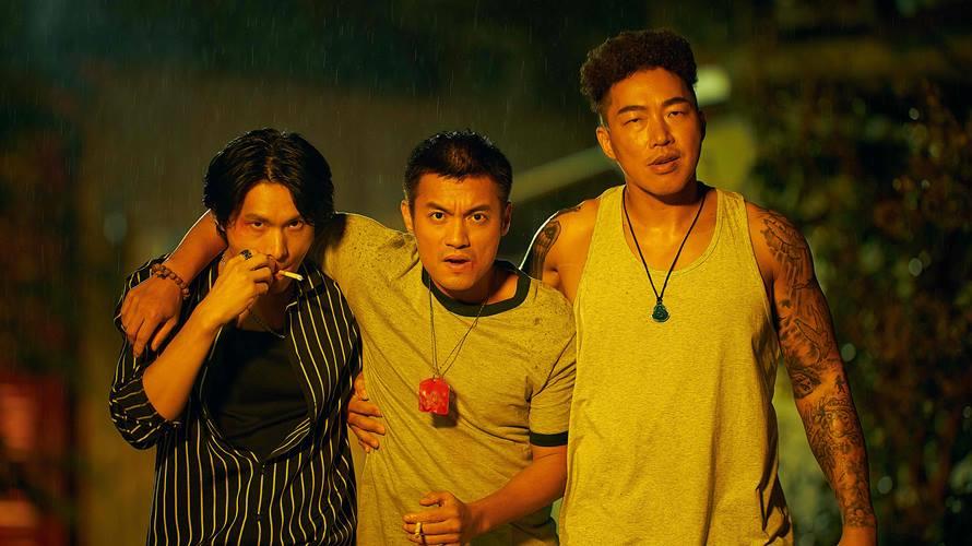 姚淳耀（左起）、范逸臣、郭泓志在電影中飾演好兄弟。（圖／Catchplay提供）