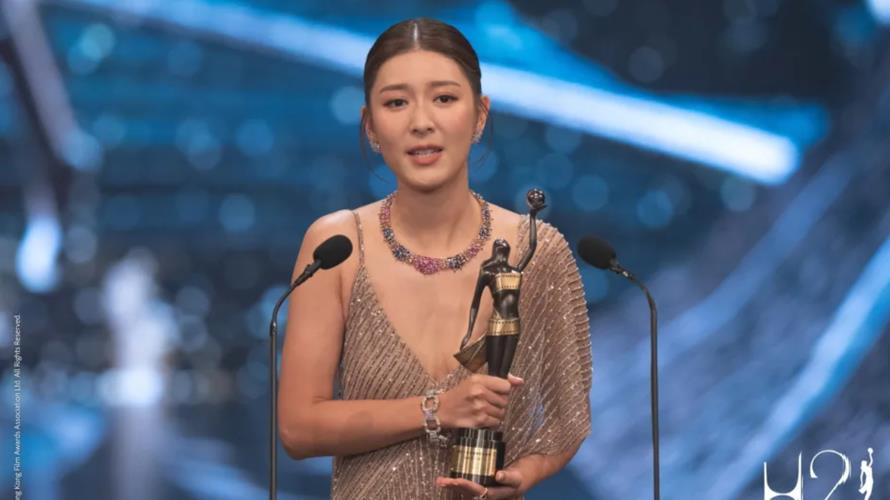 余香凝憑藉電影《白日之下》獲得香港電影金像獎最佳女主角。(圖／摘自香港金像獎臉書)