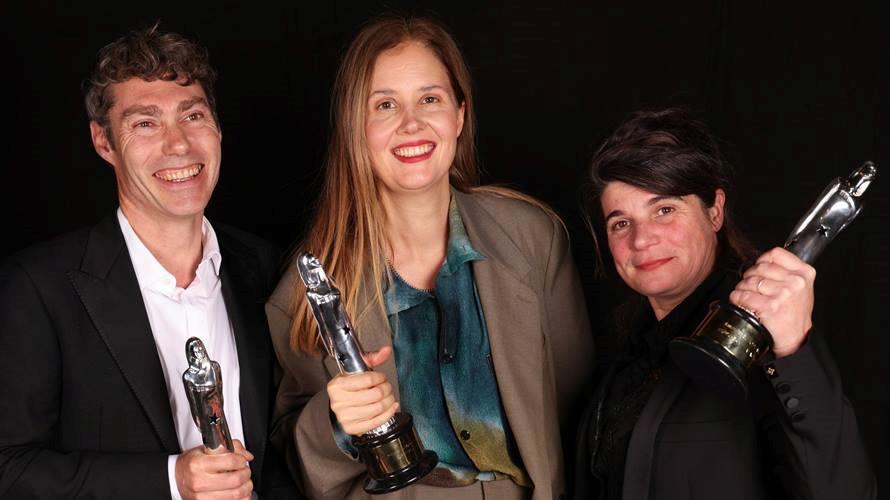 《墜惡真相》榮獲2023歐洲電影獎最佳影片，圖中為導演潔絲汀楚特。（圖／好威映象提供）