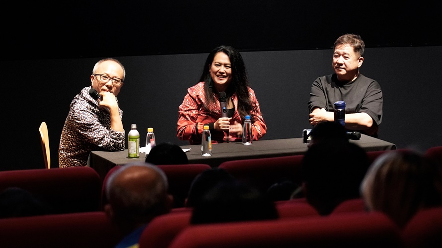 二位金馬最佳導演陳潔瑤與鍾孟宏一起對談聊電影。（圖／華映娛樂提供）