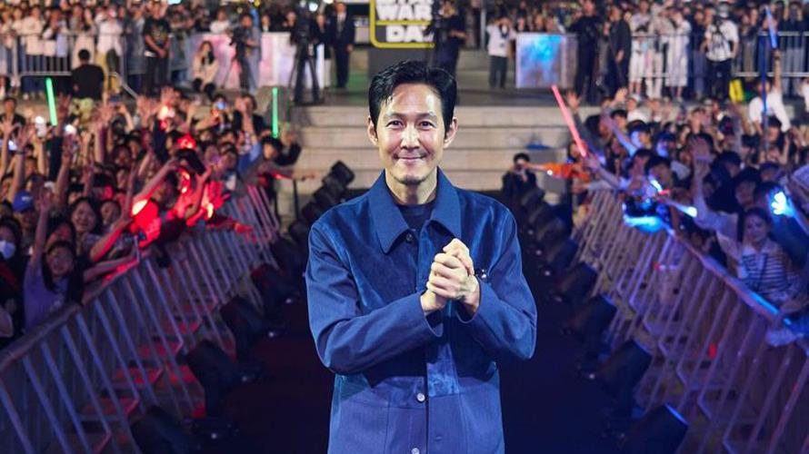 李政宰日前出席首爾的《星際大戰》紀念活動，直言也是系列大粉絲。(圖／摘自IG)