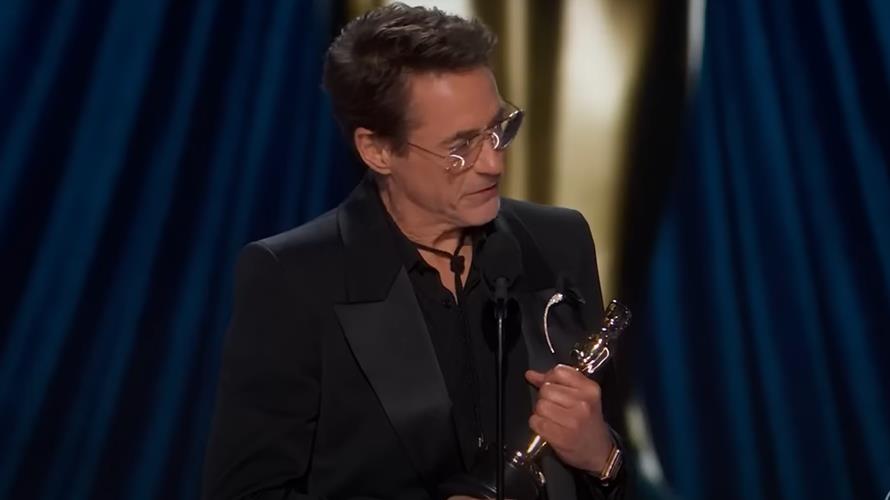 小勞勃道尼憑藉在電影《奧本海默》中獲得奧斯卡最佳男配角獎。